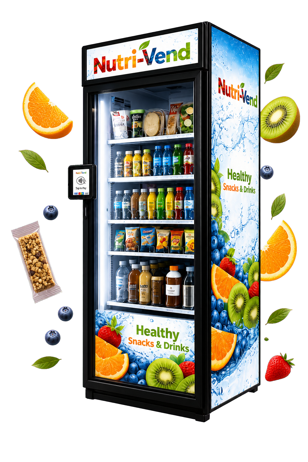 Fresh food and drink options for a SmartMarket